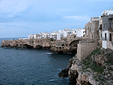 Polignano a Mare, les Pouilles Polignano a Mare, les Pouilles