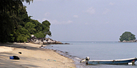 Plage sur l'île de Tioman