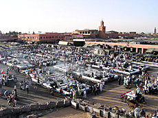 Marrakech - Place Jemaa el Fna Marrakech - Place Jemaa el Fna