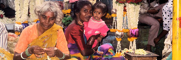 Vendeuses sur la marché de Mysore